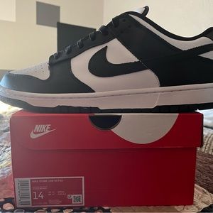 Mens Nike Dunk Low “Panda” size 14 NIB